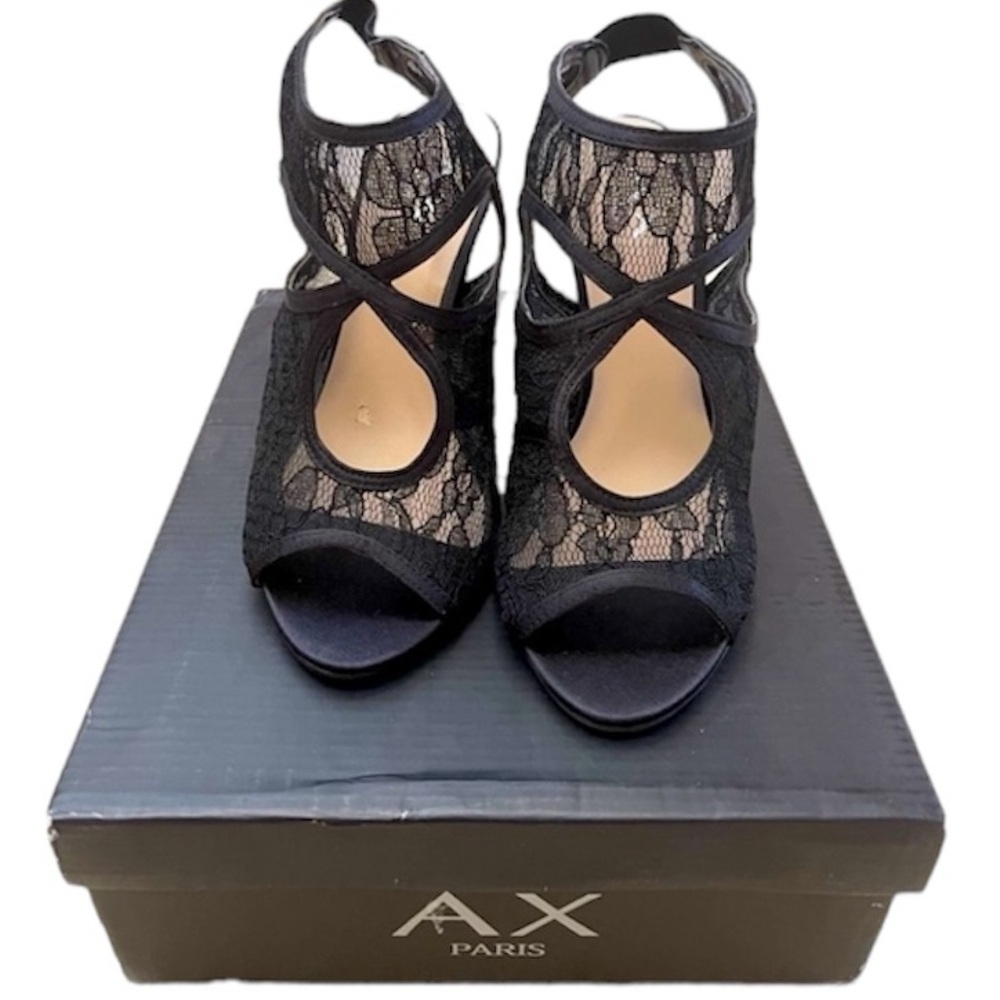 New Paris lace heels